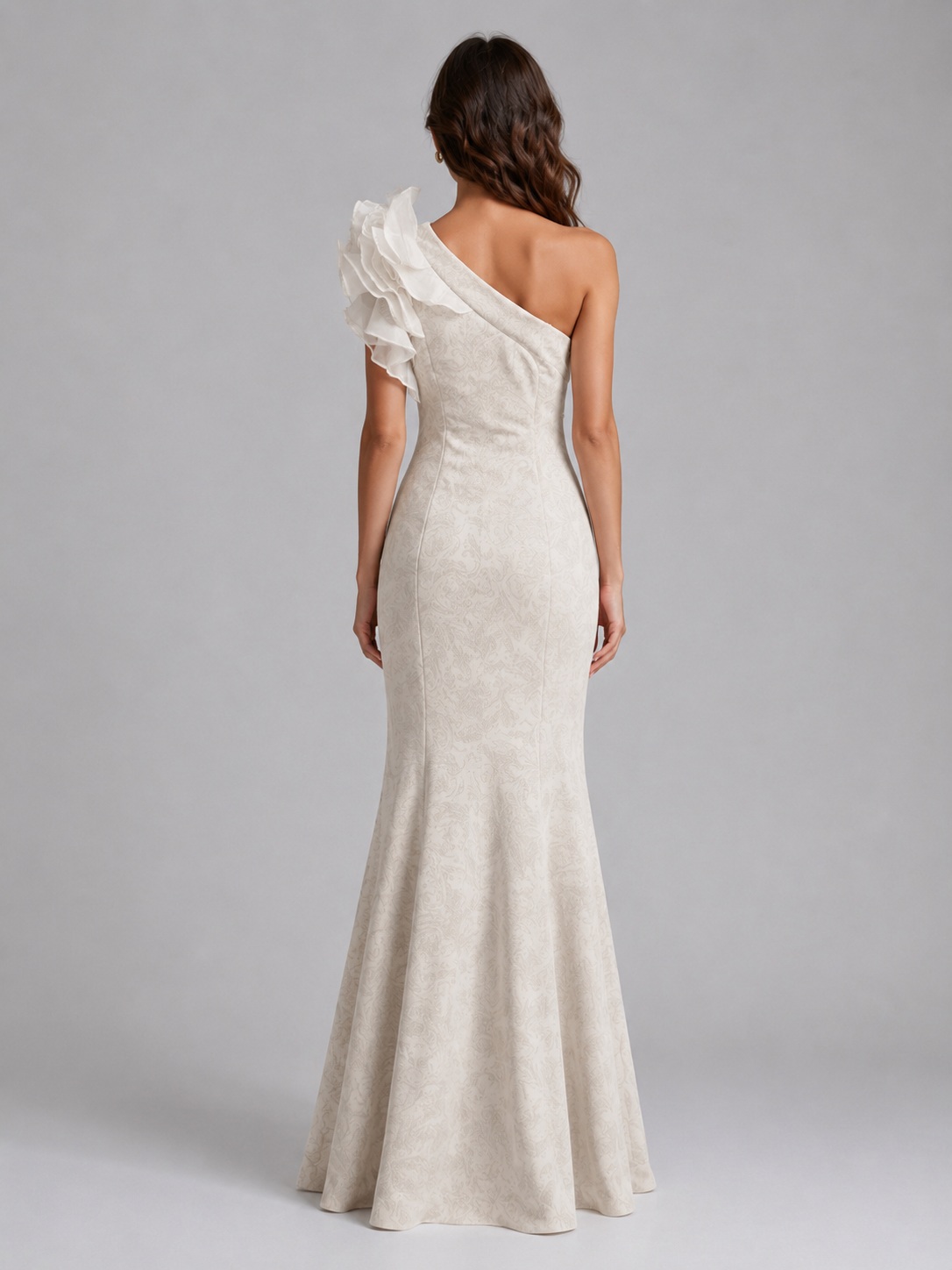Women Embellished One Shoulder Maxi Dress 3